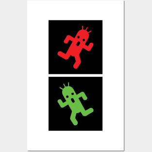 Cactuar Needletime Red Light Green Light Posters and Art